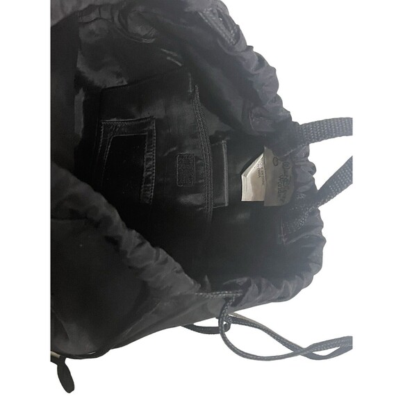 Walt Disney World Vintage Where Magic Lives Drawstring Black Backpack Cinch Bag - Picture 4 of 16